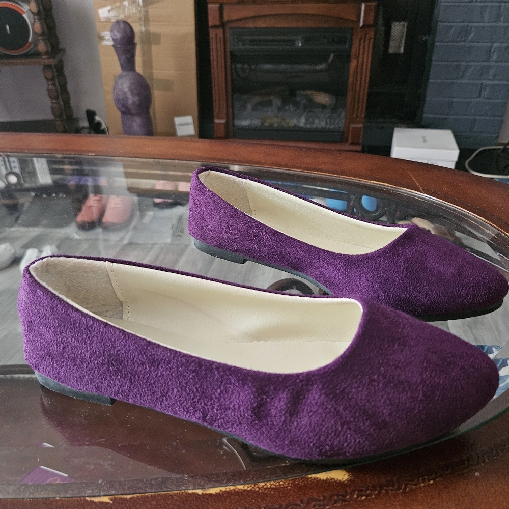 Elegant Purple Women's Flats